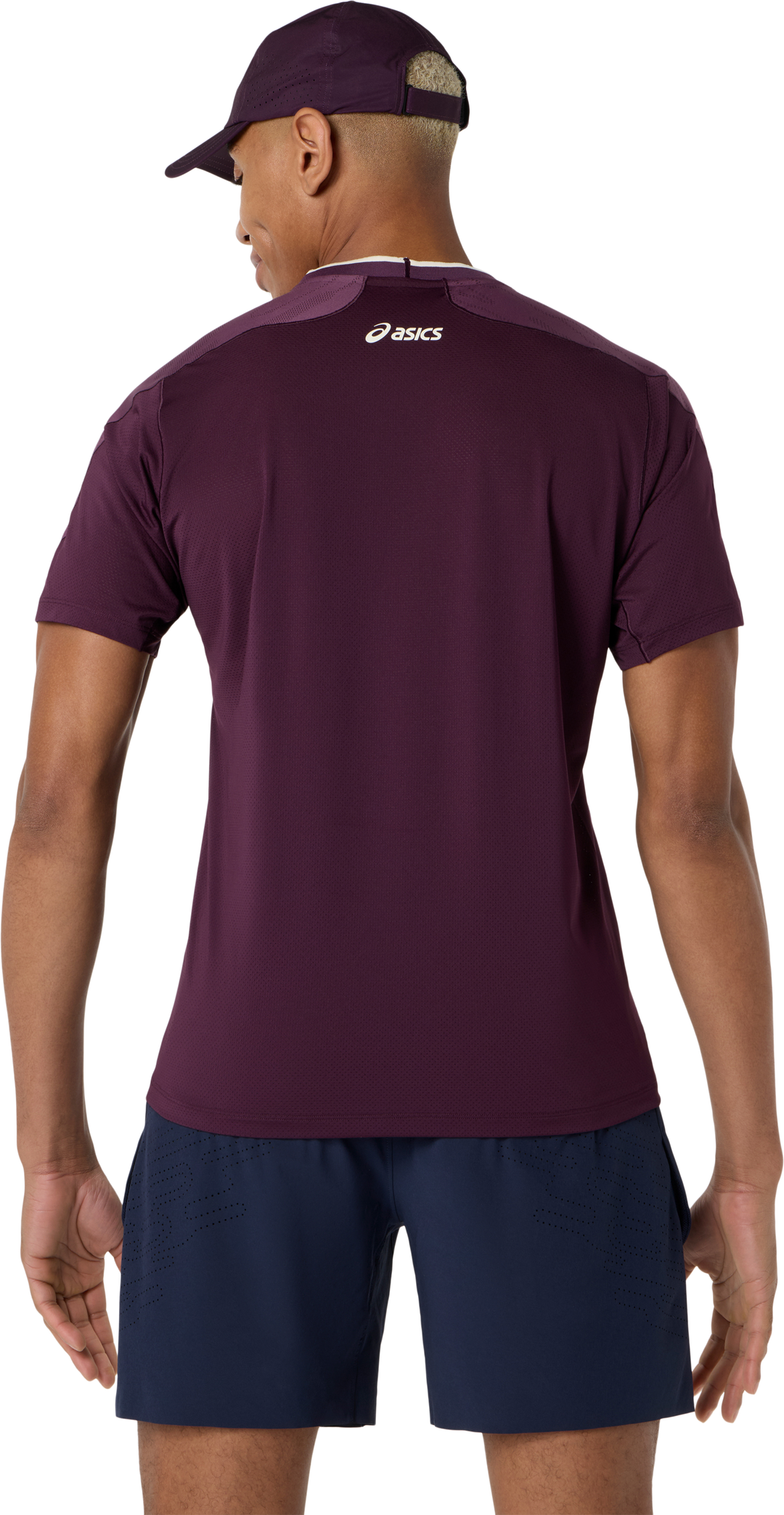 Match Jacquard Top Dark Aubergine