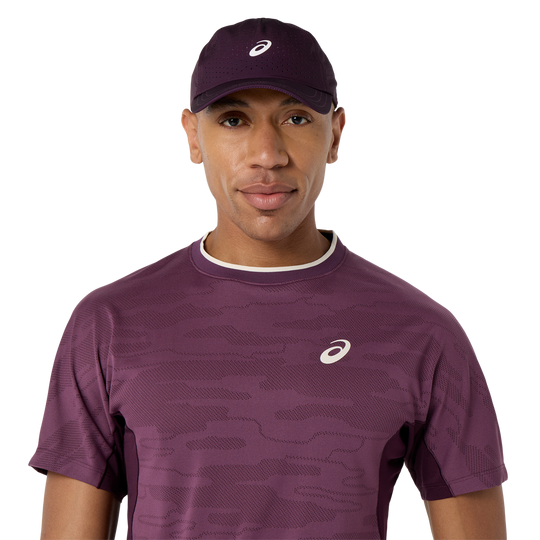 Match Jacquard Top Dark Aubergine