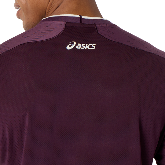 Match Jacquard Top Dark Aubergine