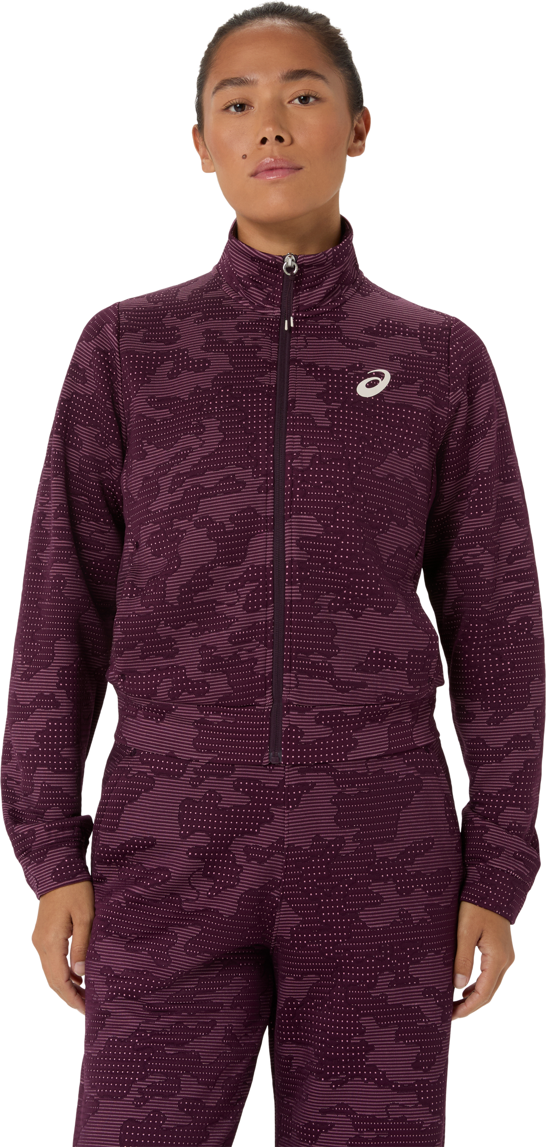 Match Jacket Women Dark Aubergine