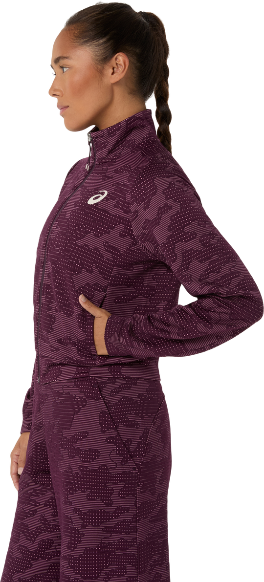 Match Jacket Women Dark Aubergine