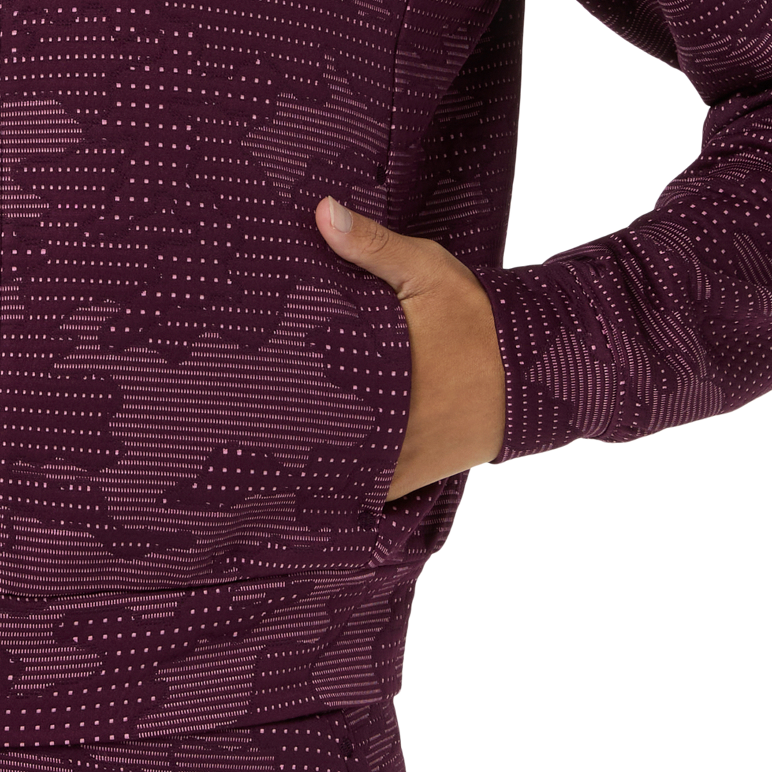 Match Jacket Women Dark Aubergine