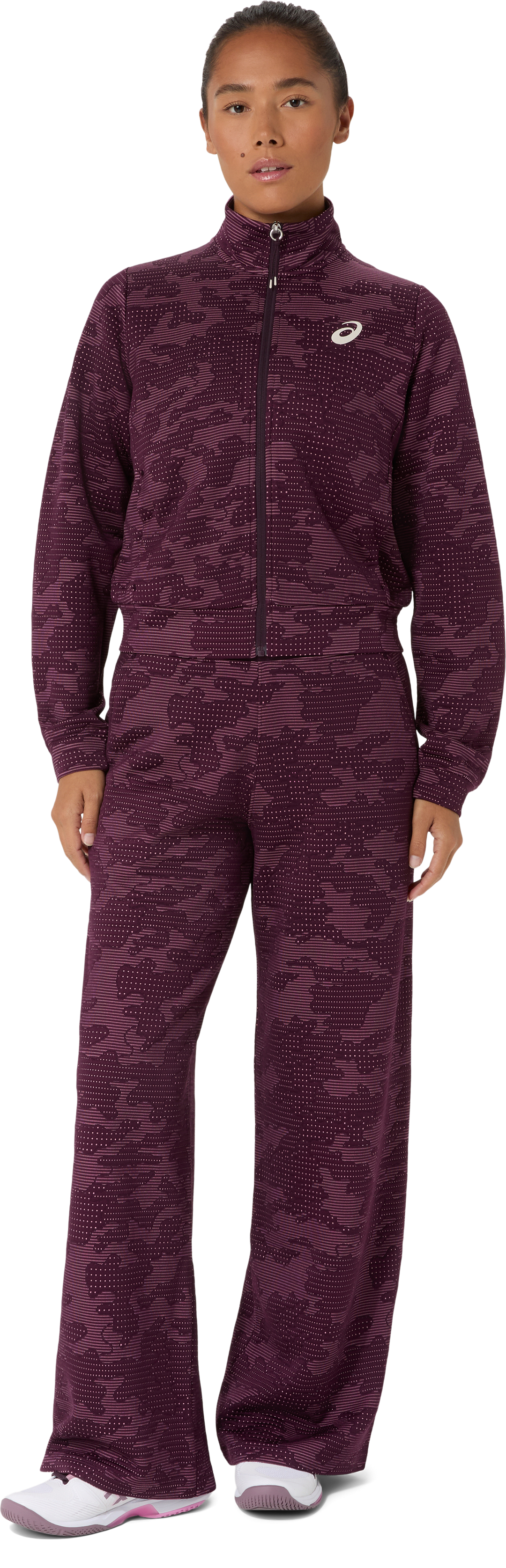 Match Jacket Women Dark Aubergine