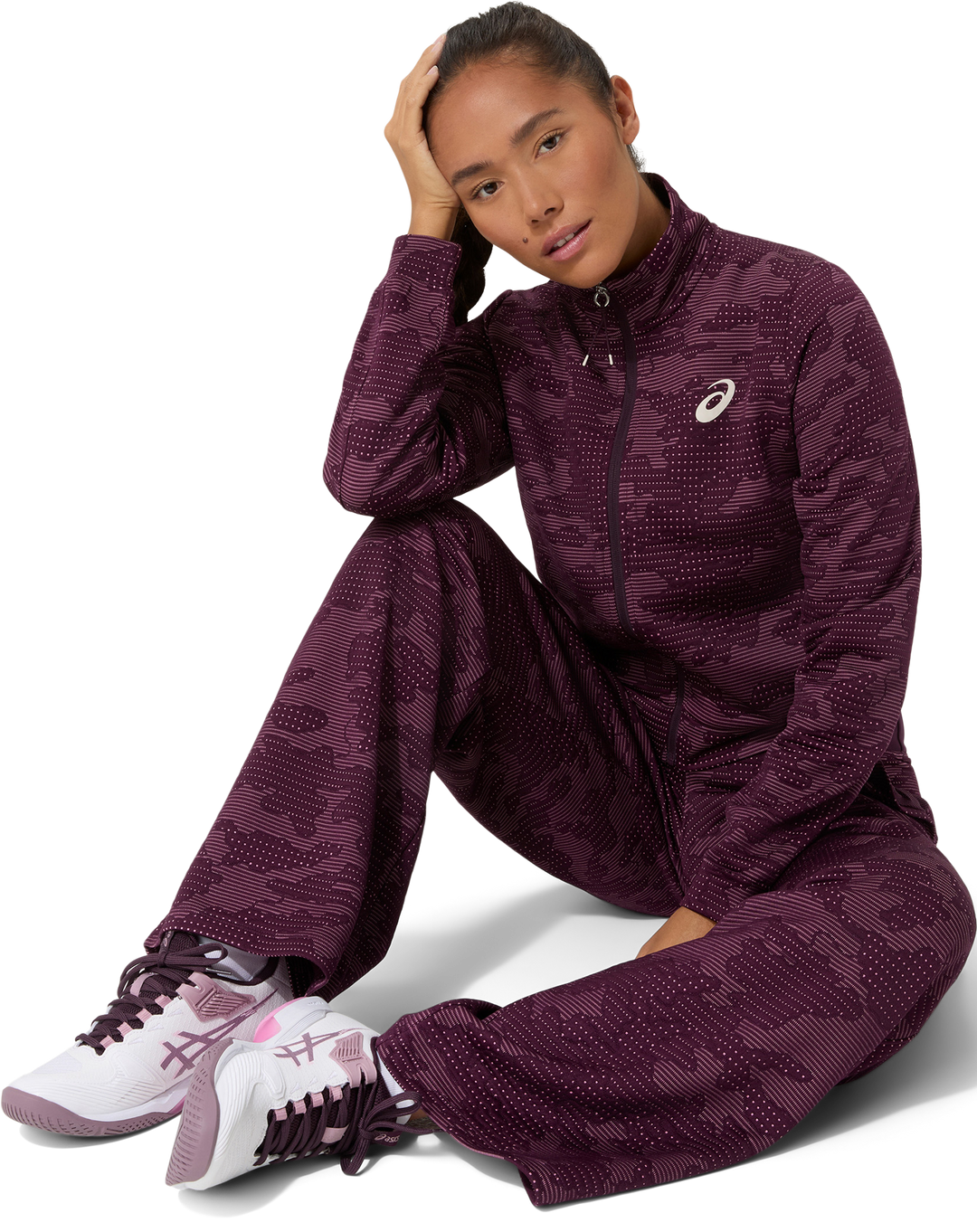Match Jacket Women Dark Aubergine