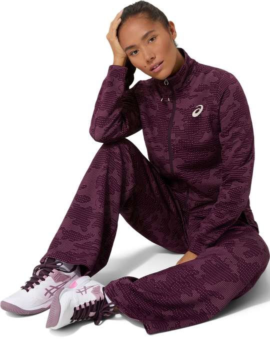 Match Jacket Women Dark Aubergine