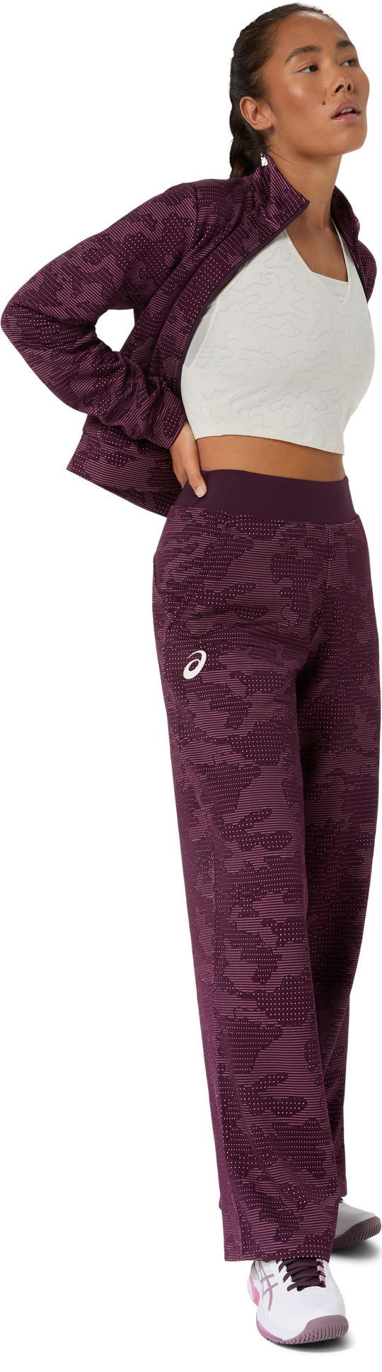 Match Pant Women Dark Aubergine