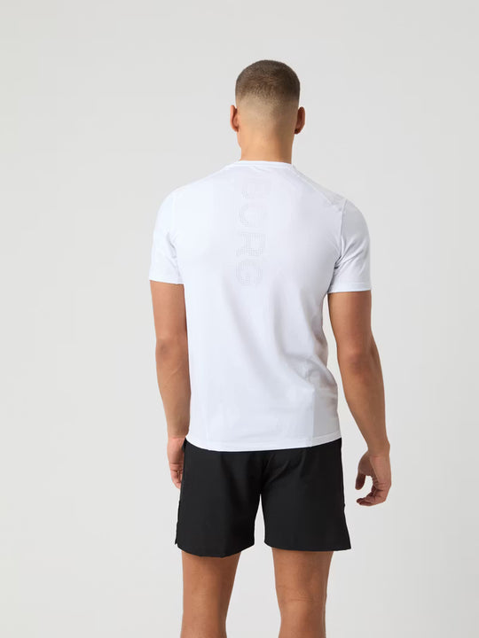 Ace Mesh Panel T-Shirt Men weiss