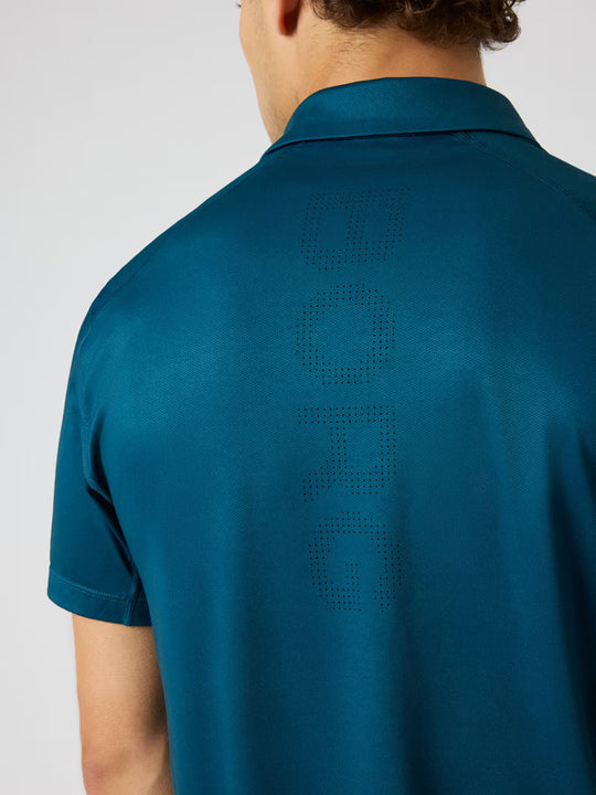 ACE Mesh Panel Polo Shirt Reflecting Pond