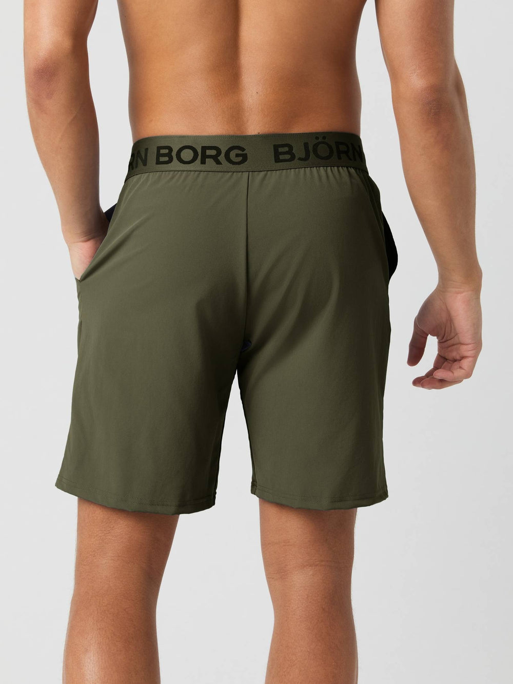 Borg Shorts Men Grün