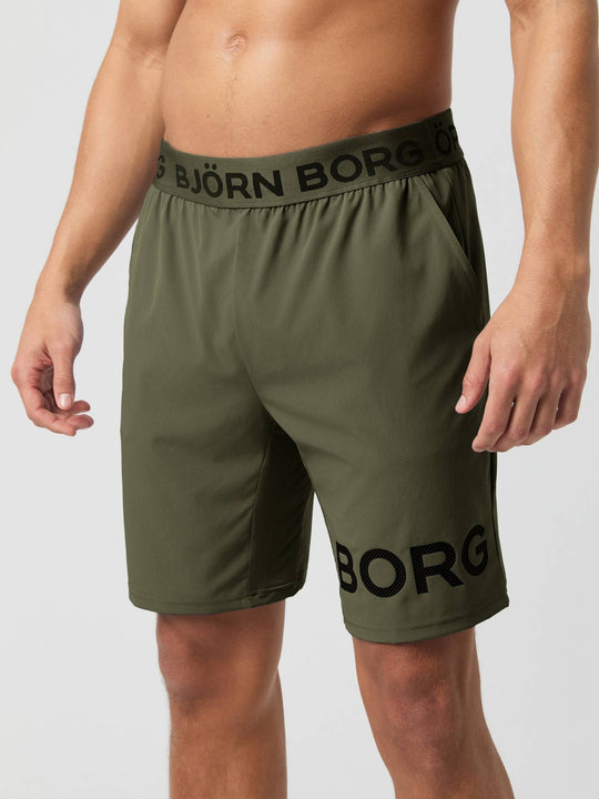 Borg Shorts Men Grün