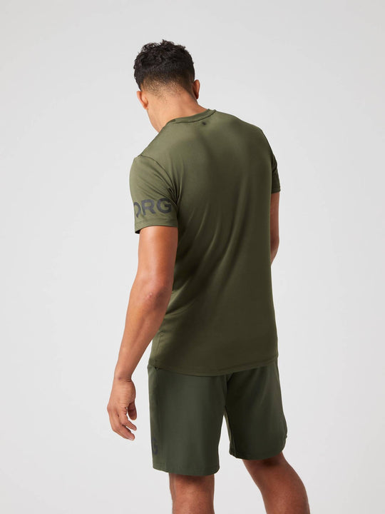 Borg T-Shirt Men Grün