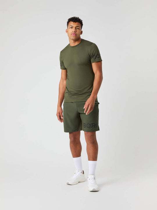 Borg T-Shirt Men Grün