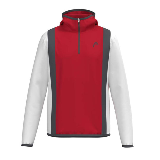 Club 25 Tech Hoodie Men Rot/Weiß