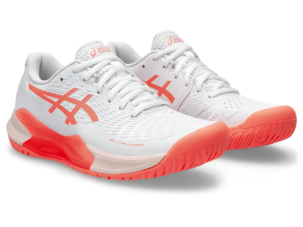 GEL-CHALLENGER 14 All Court Damen | White/Sun Coral