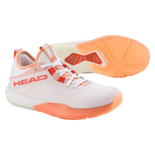 Motion Pro Frauen Padel Schuhe White/Coral