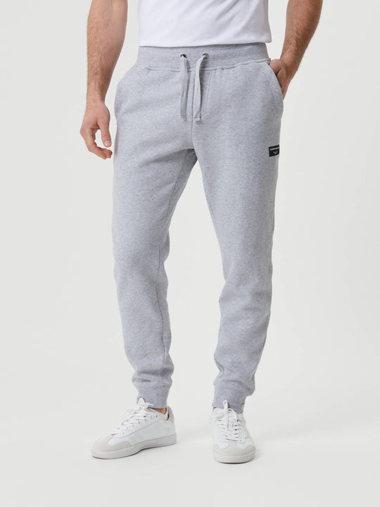 Centre Tapered Pant - Light Grey Melange
