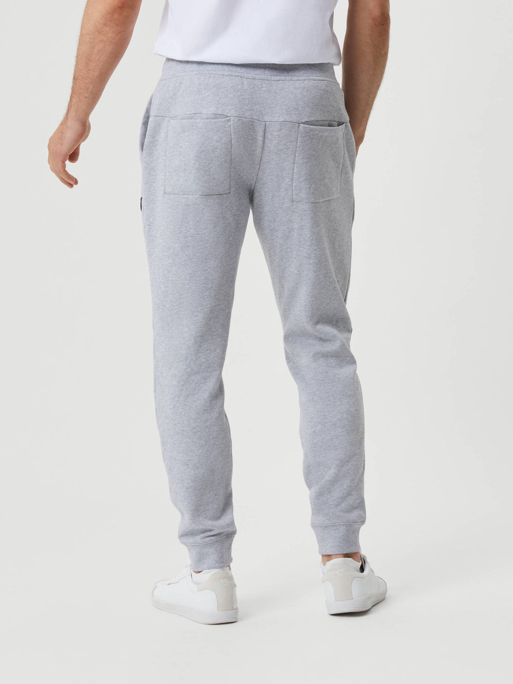 Centre Tapered Pant - Light Grey Melange
