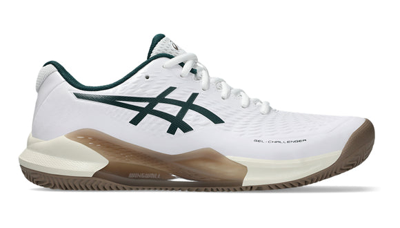 GEL-CHALLENGER 14 CLAY | WHITE/SAXON GREEN - Court Kings