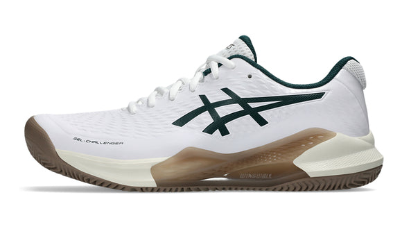 GEL-CHALLENGER 14 CLAY | WHITE/SAXON GREEN - Court Kings