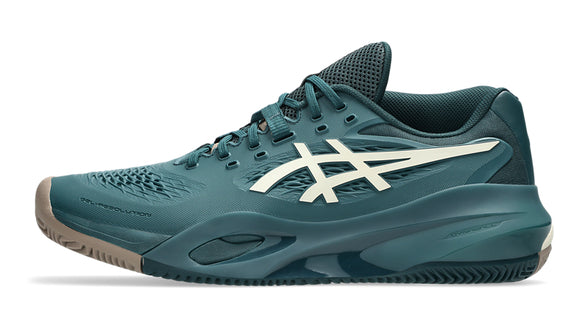 GEL-RESOLUTION X CLAY SAXON GREEN/BIRCH - Court Kings