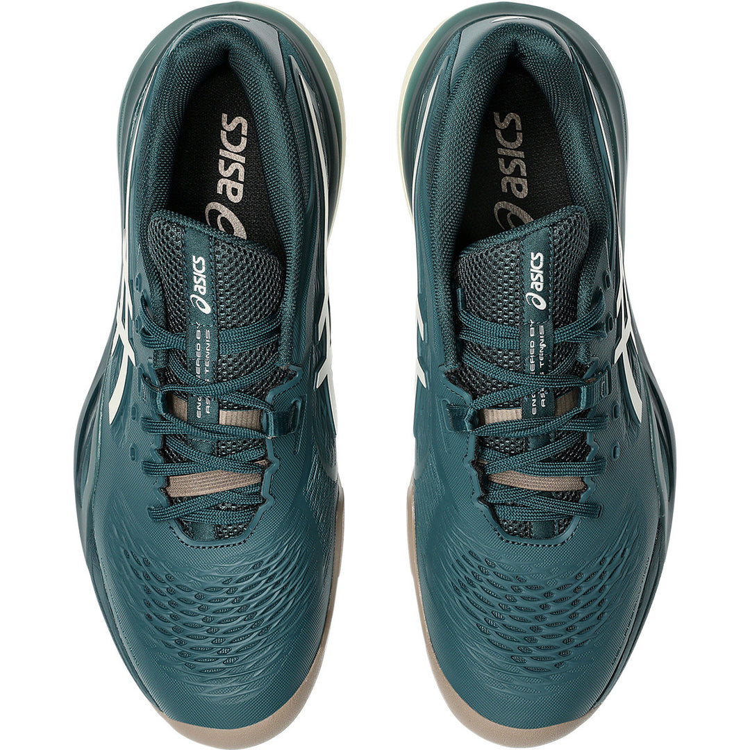GEL-RESOLUTION X CLAY SAXON GREEN/BIRCH - Court Kings