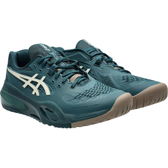 GEL-RESOLUTION X CLAY SAXON GREEN/BIRCH - Court Kings