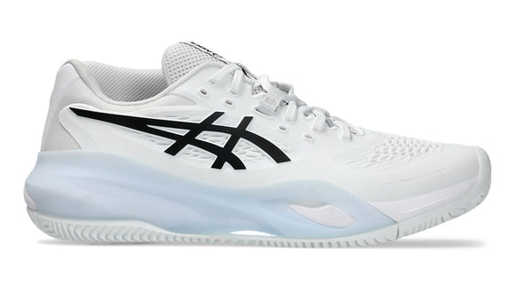 GEL-RESOLUTION X CLAY WHITE/BLACK - Court Kings