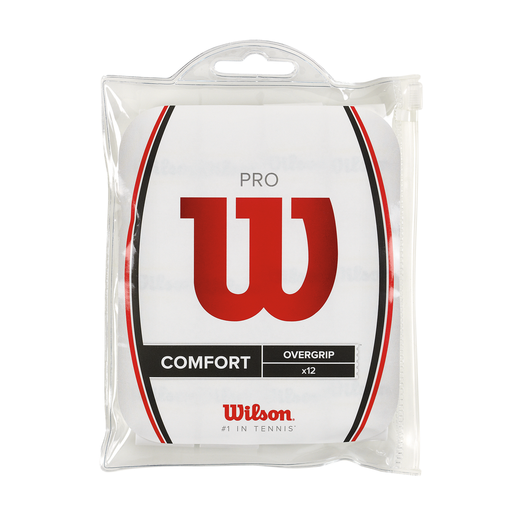 Pro Overgrip Comfort, 12er-Pack - Weiß - Court Kings