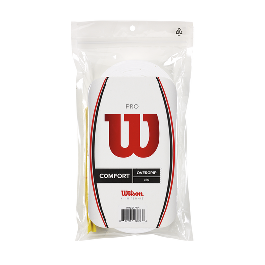 Pro Overgrip Comfort, 30er-Pack - Weiß - Court Kings