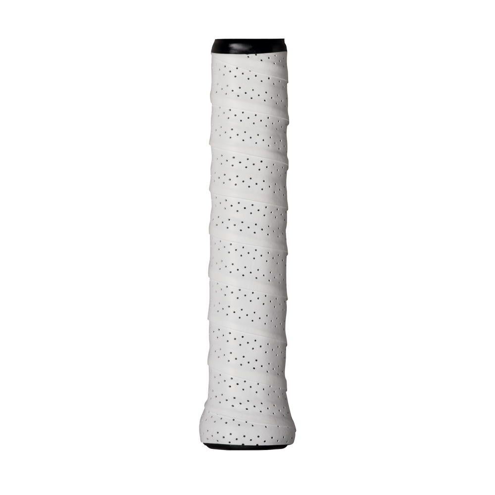 Pro Overgrip Feel Perforiert, 12er-Pack - Weiß - Court Kings