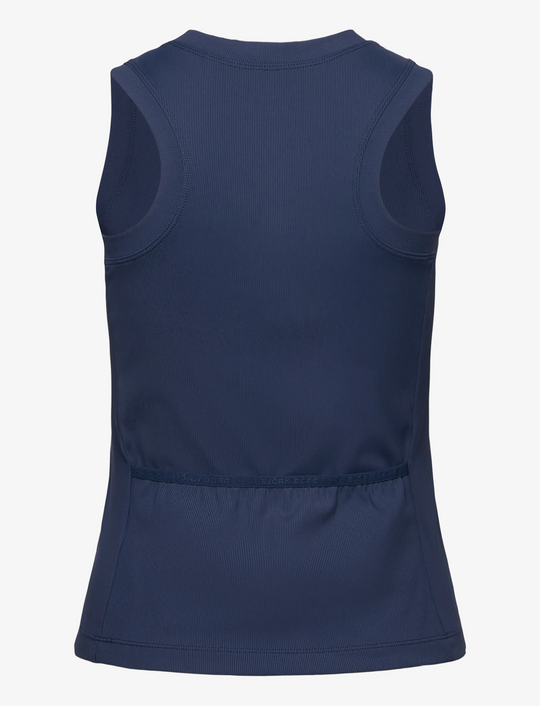 Ace Pocket Ribbed Tank Top Sargasso Sea