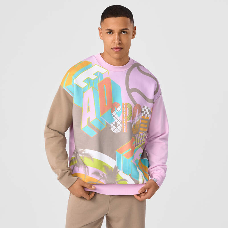 Motion Crewneck Print Unisex